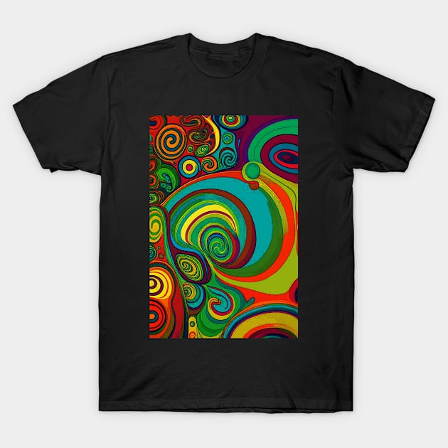 All The Groovy Colors 1110 T-Shirt by Korey Watkins